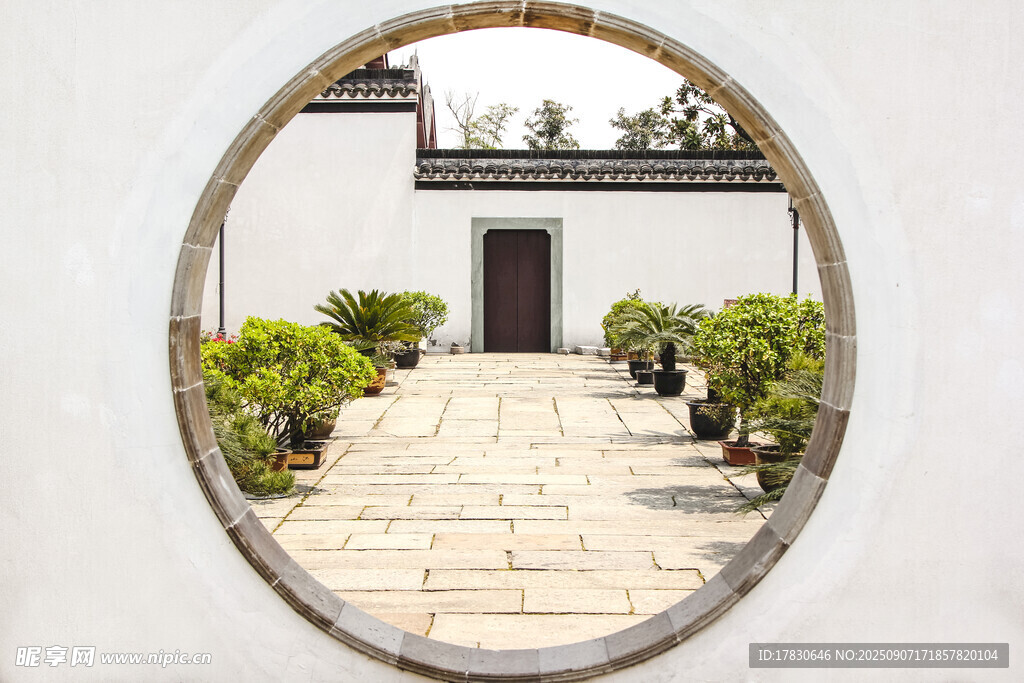 蘇州園林圓門