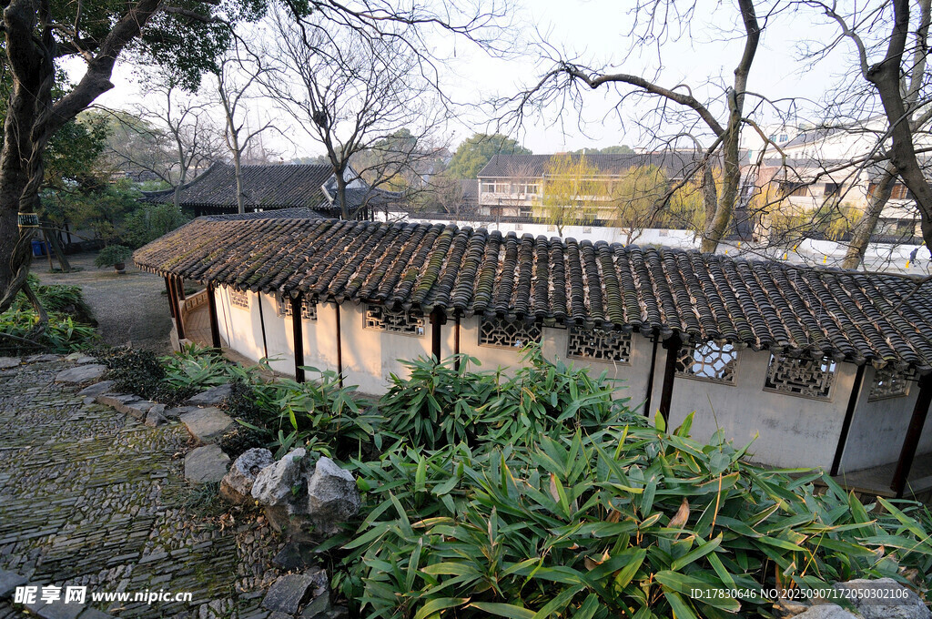 中式古建庭院綠植景觀