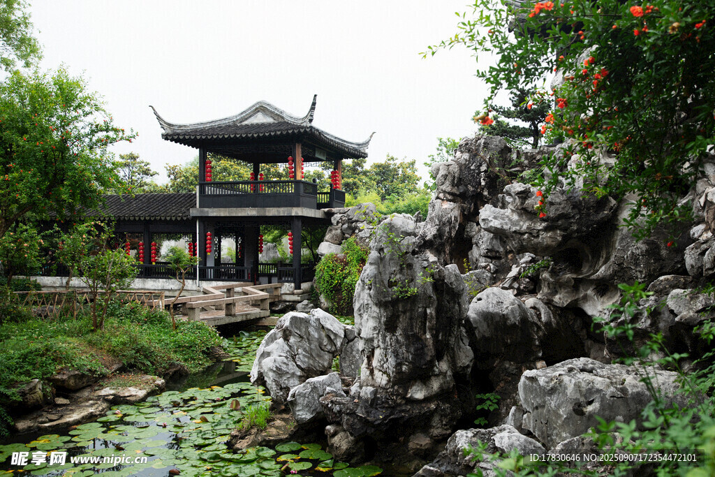 中式建筑亭子