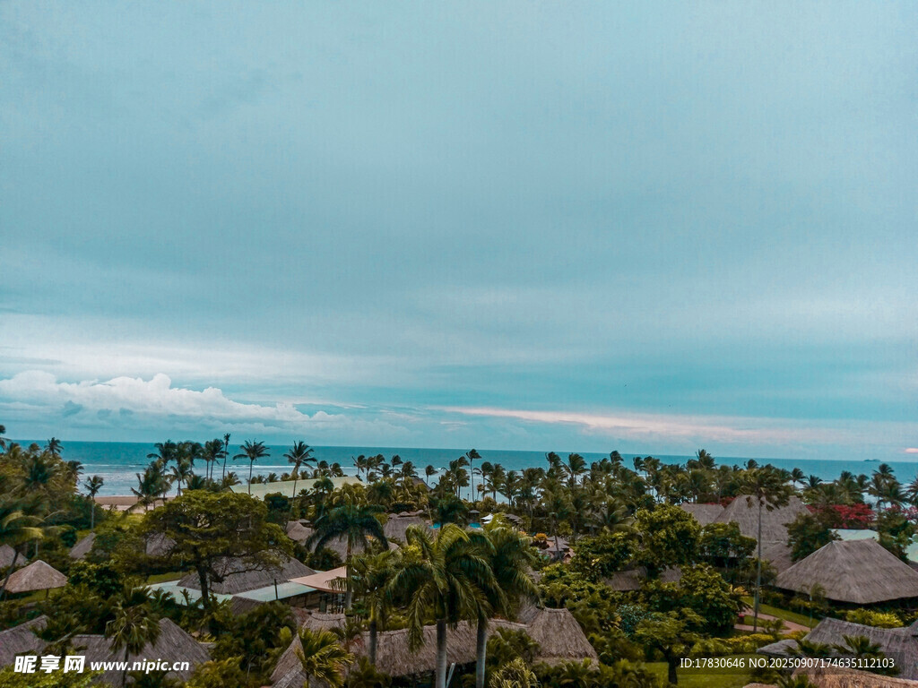 熱帶海濱度假村美麗風(fēng)光