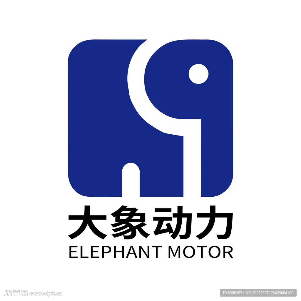 合瑞科技電機(jī)品牌大象動(dòng)力標(biāo)志