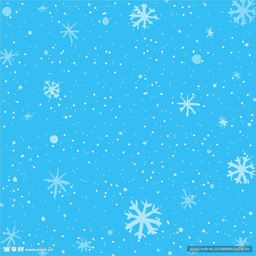 藍色雪花背景圖案