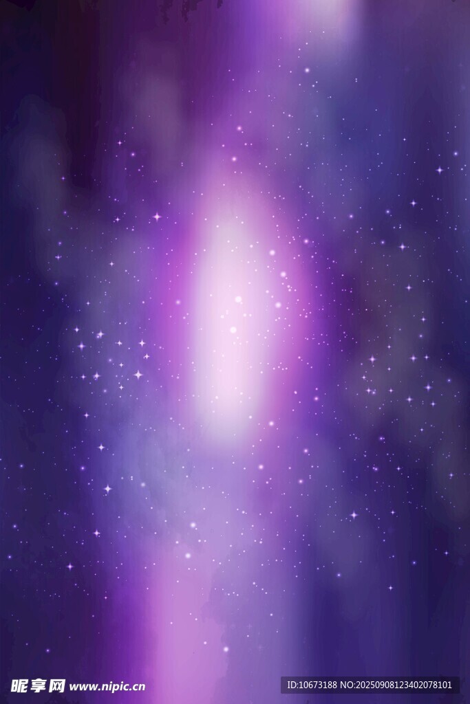 夢幻紫色星空宇宙景象