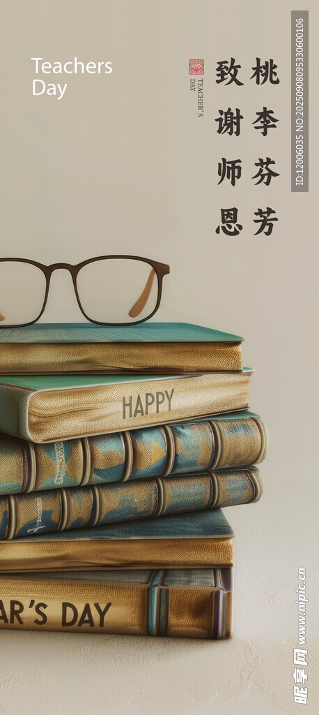 桃李芬芳致謝師恩海報(bào)