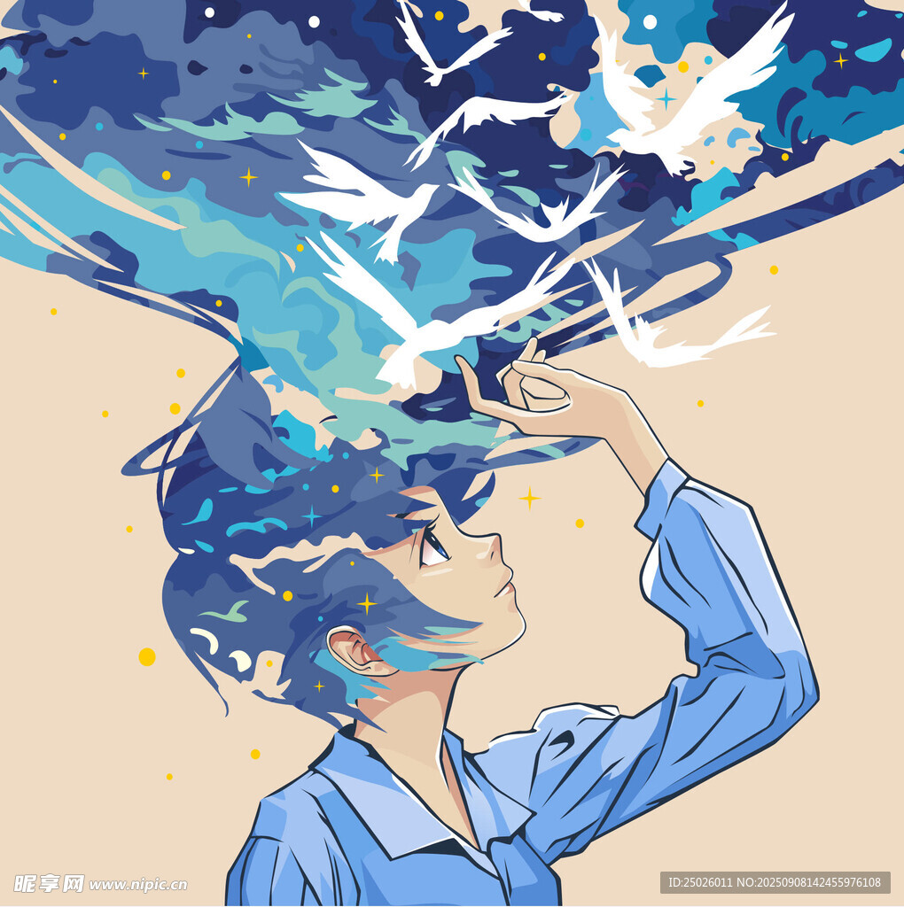 少年與飛鳥的夢幻時刻