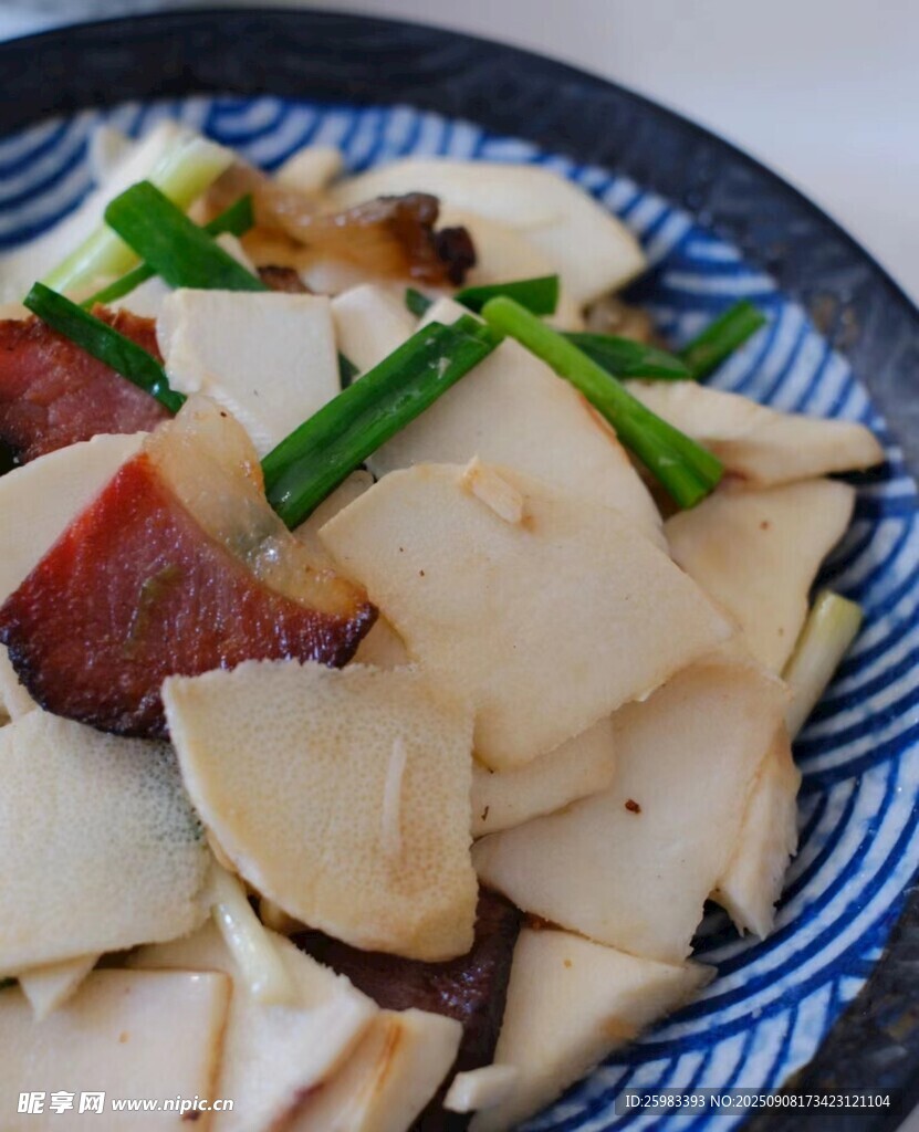 臘肉炒筍片