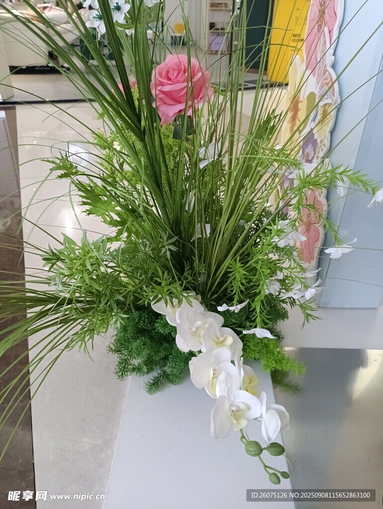 精致插花仿真花卉裝飾