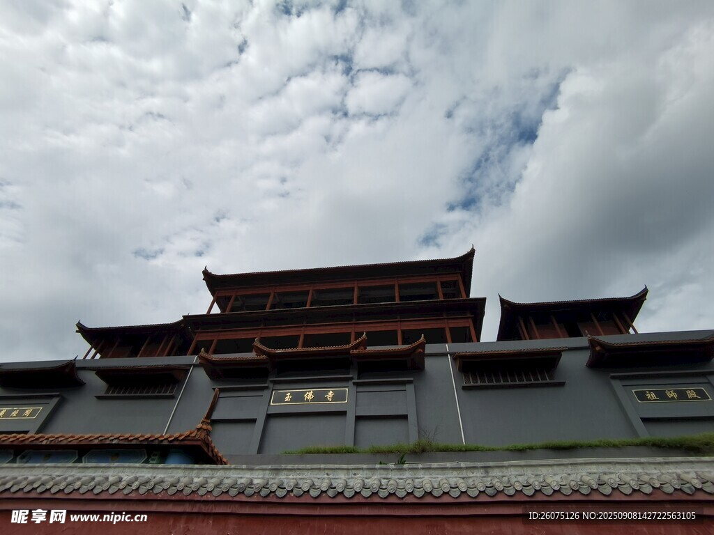中式古建筑飛檐翹角