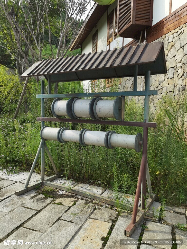 戶外自制多層管道種植架