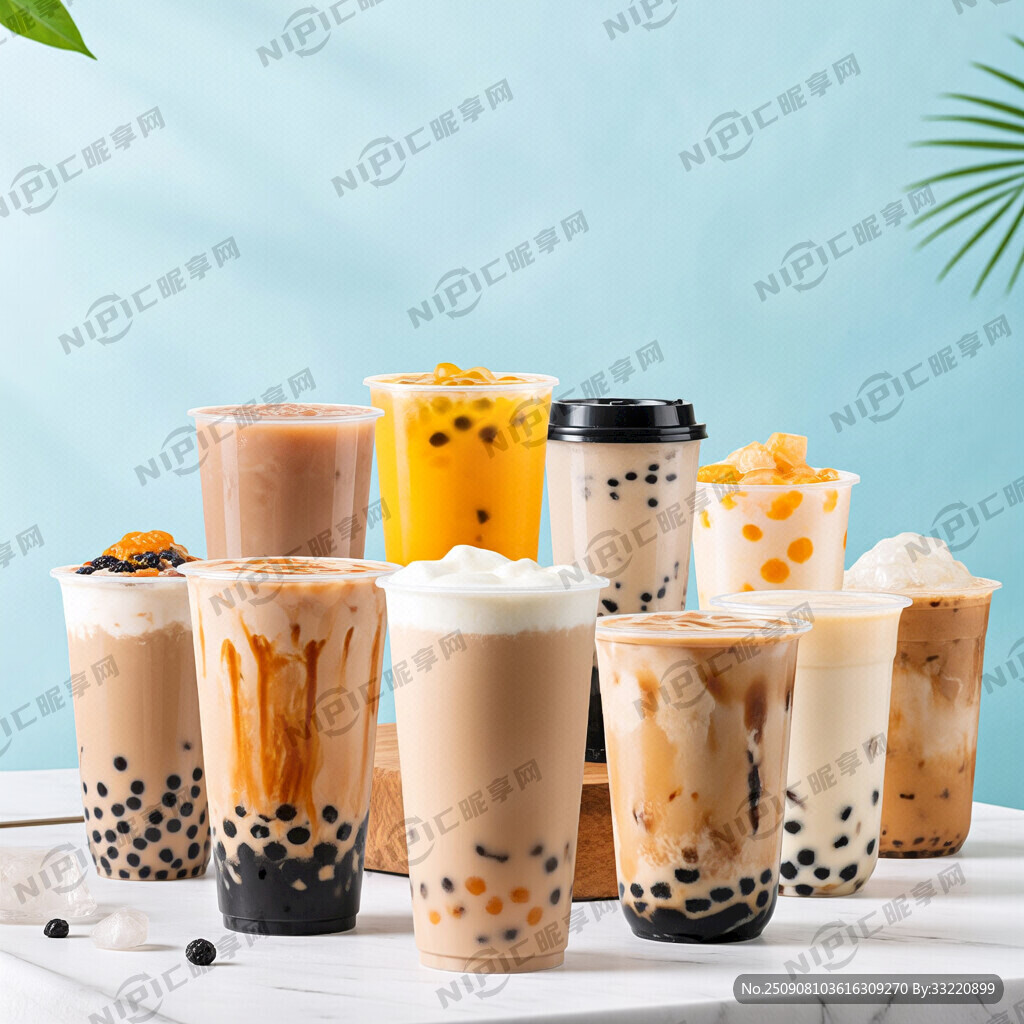 奶茶產(chǎn)品背景圖