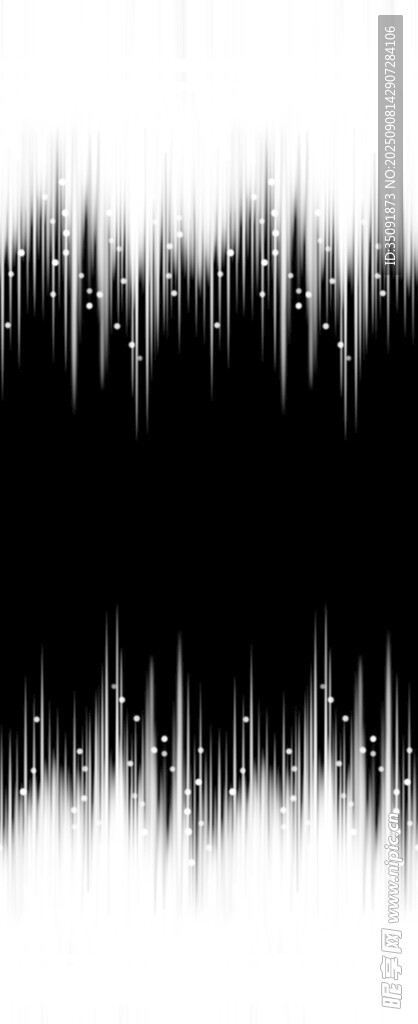 黑白聲波音頻波形圖
