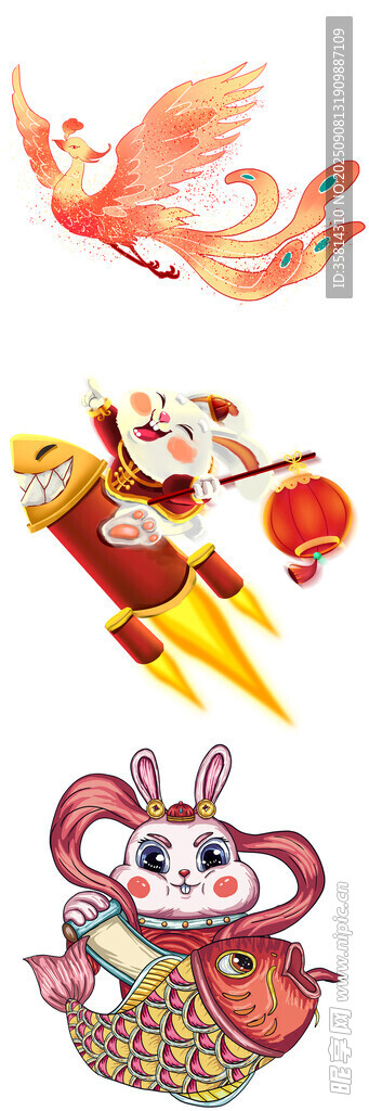 兔年喜慶裝飾與吉祥元素