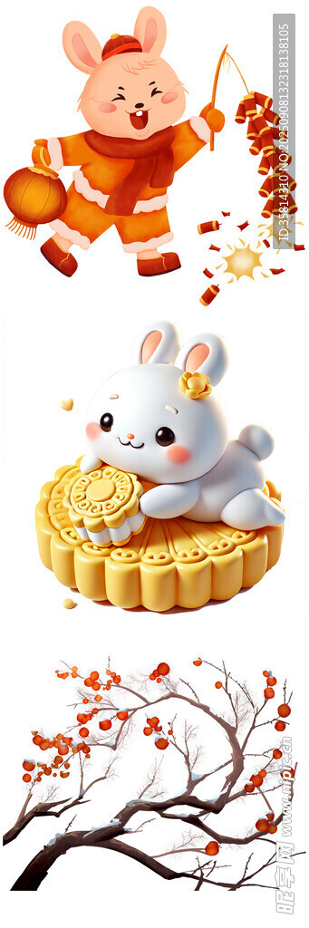 兔年元素與傳統(tǒng)美食組合