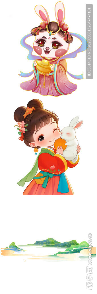 傳統(tǒng)戲曲卡通角色插畫
