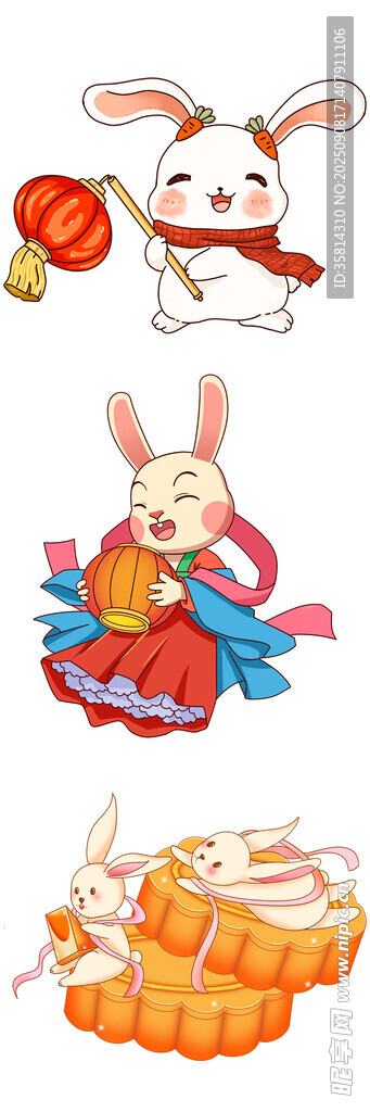 兔子賀中秋月餅添喜慶
