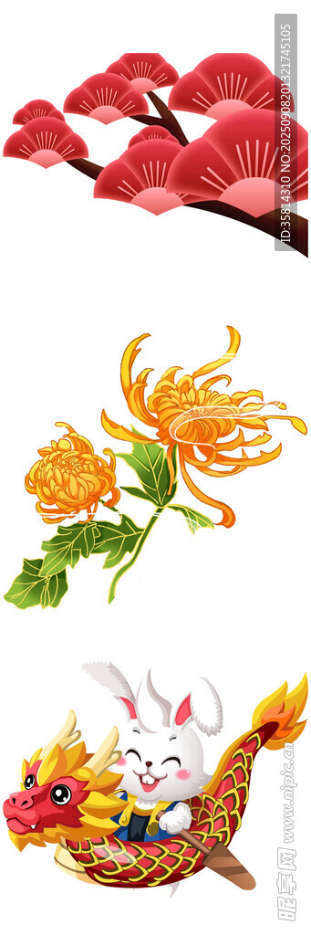 秋日美食與花卉組合