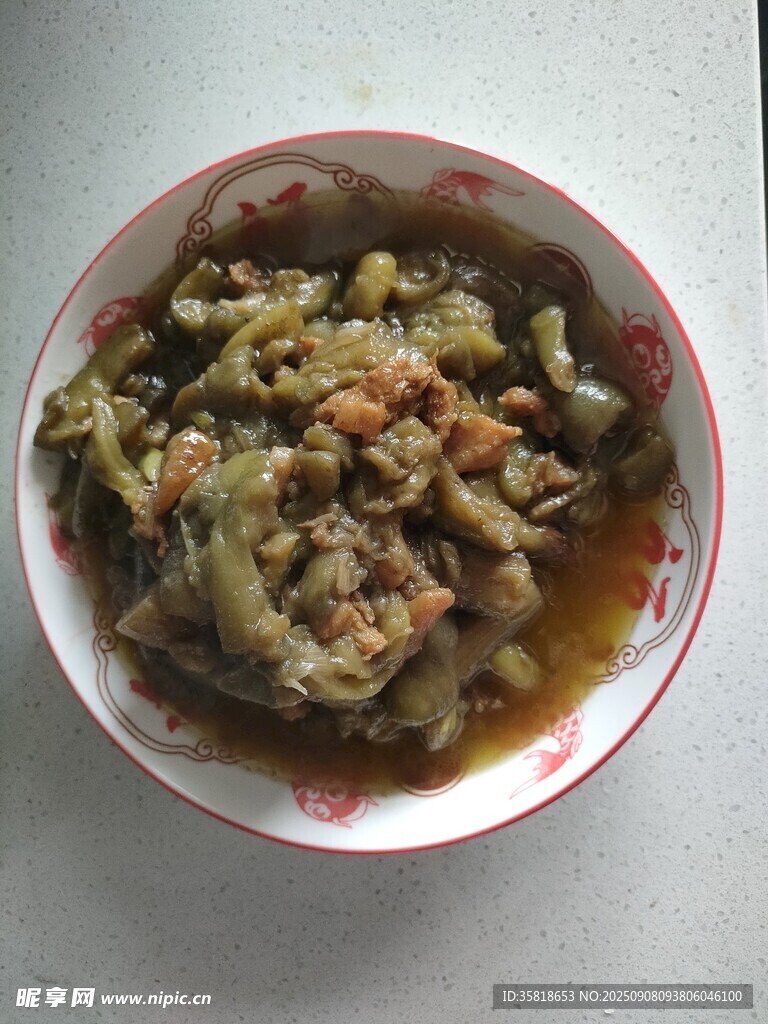 茄子炒肉