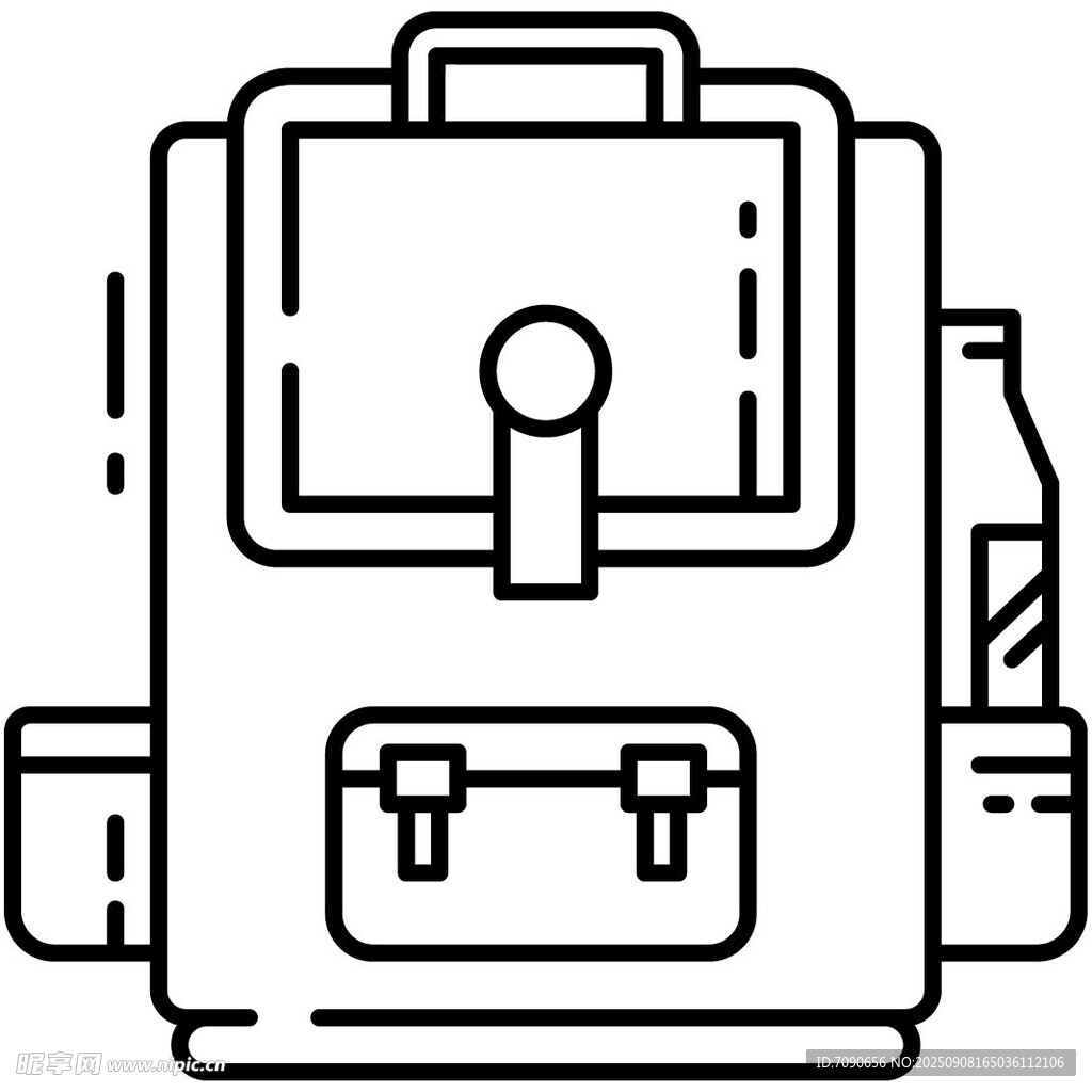 簡(jiǎn)約線條風(fēng)背包圖案設(shè)計(jì)