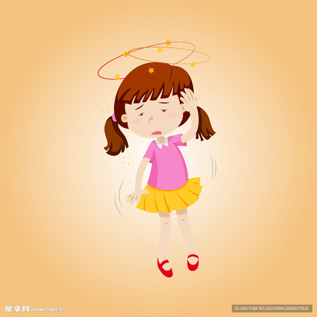 可愛小天使女孩形象