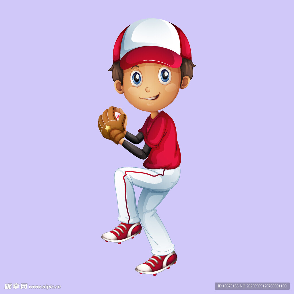 棒球少年準(zhǔn)備投球