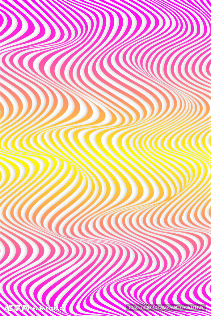 漸變波紋炫彩背景圖案