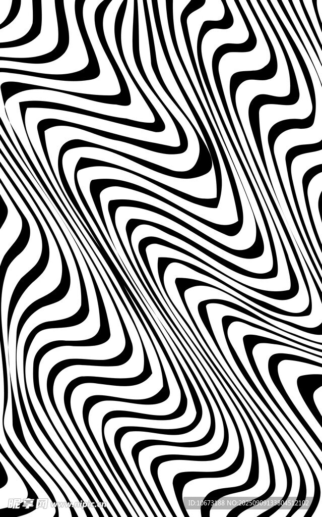 黑白條紋抽象圖案紋理