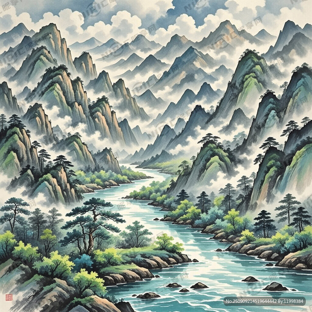 水墨山水