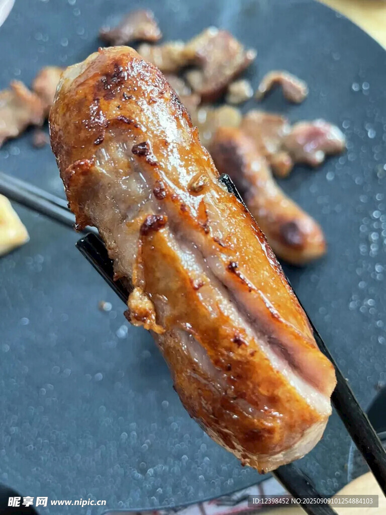 美味烤肉串特寫