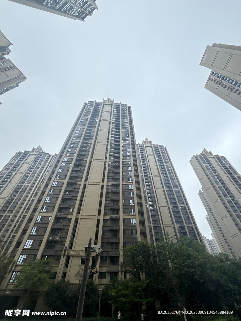 高層住宅區(qū)景觀