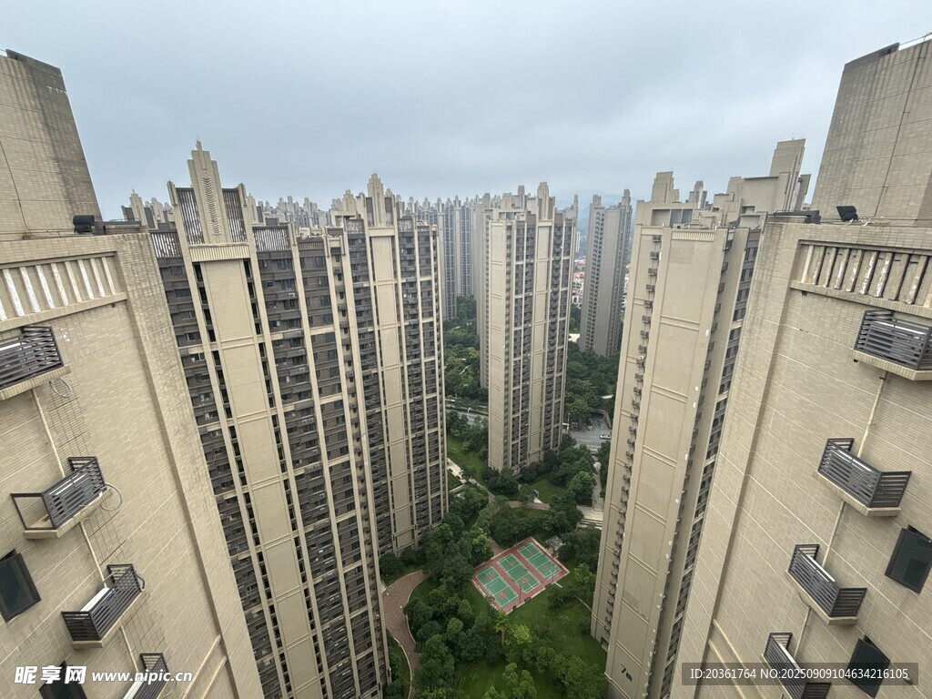 高層住宅區(qū)景觀