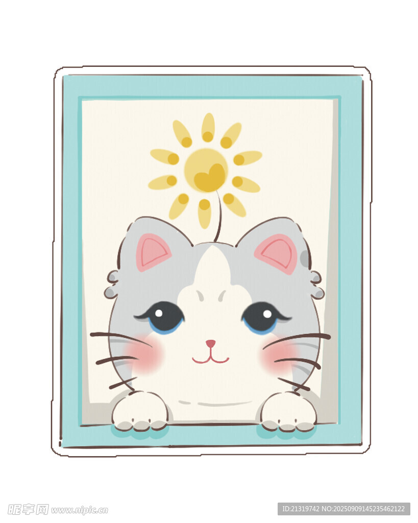 卡通貓插畫
