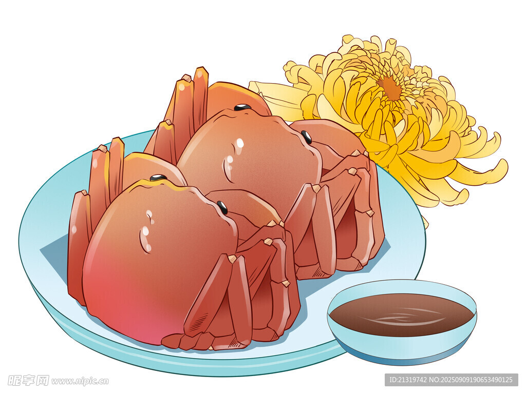 大閘蟹素材
