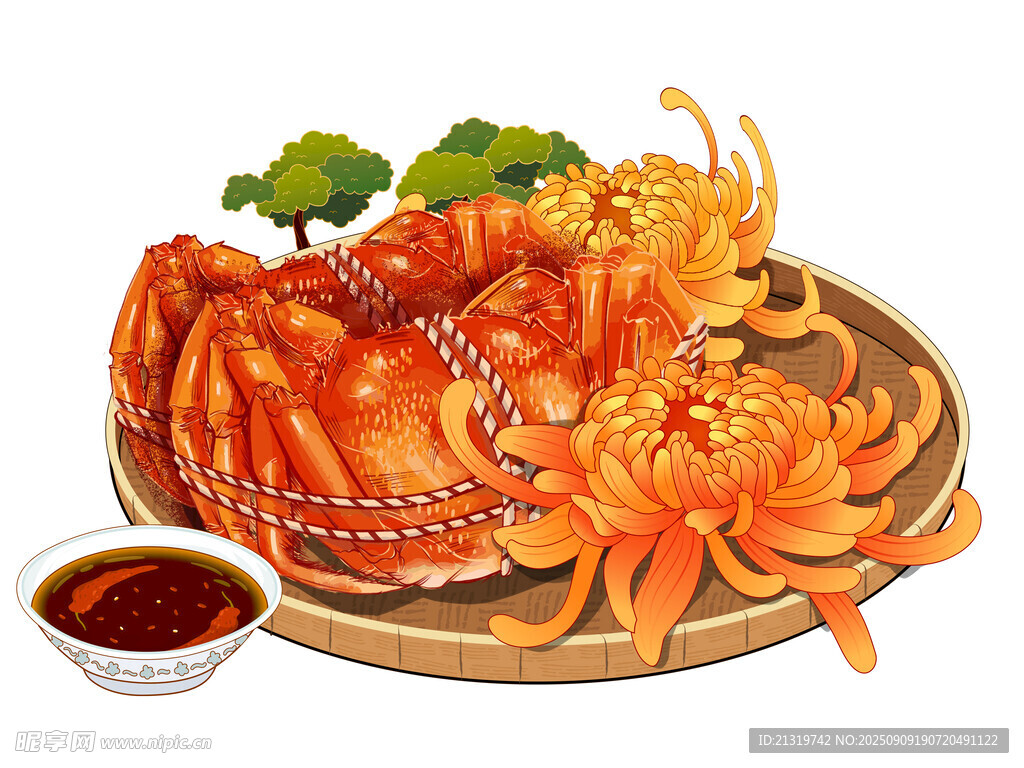 大閘蟹素材