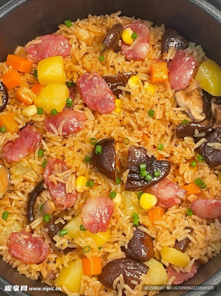 香腸香菇飯