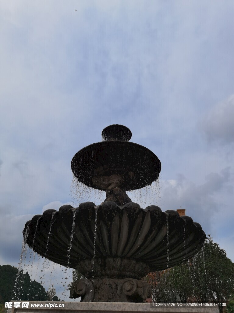 古典噴泉景觀