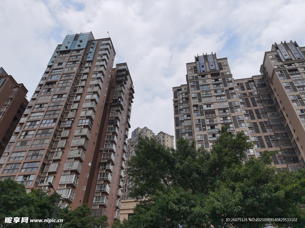城市高層住宅建筑群