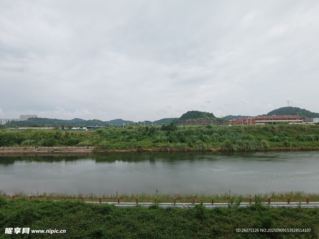 寧靜湖畔的自然景致