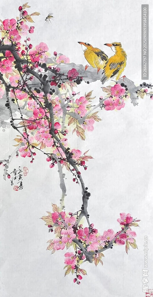 花鳥(niǎo)水墨畫(huà)