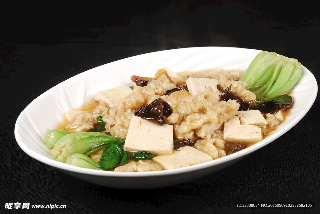 香菇青菜炒豆腐