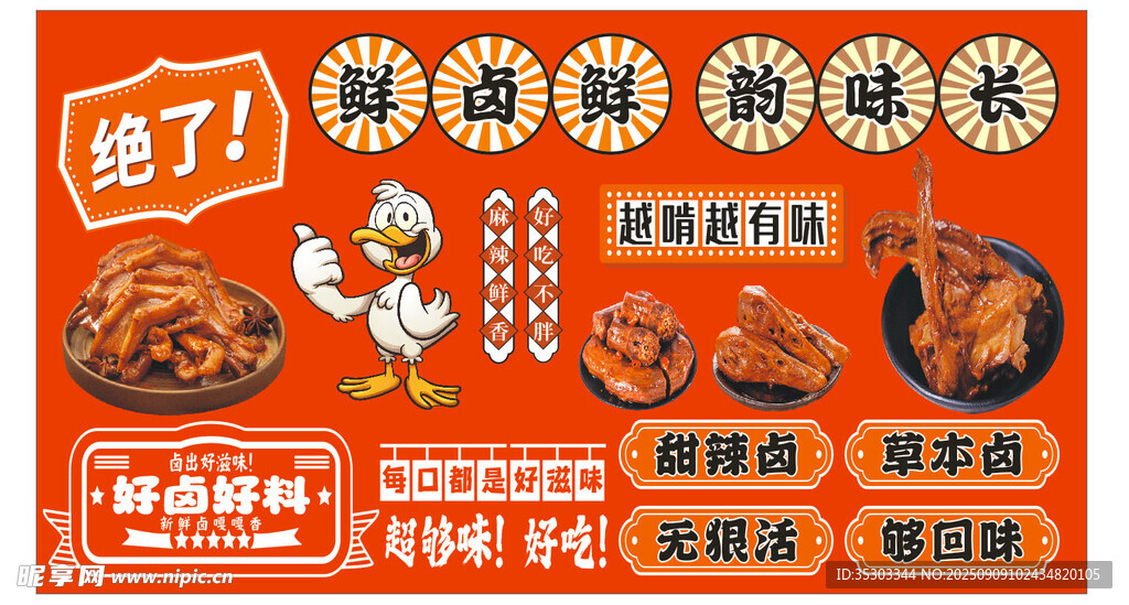 美味鹵味 鴨貨 鴨脖 鴨頭 