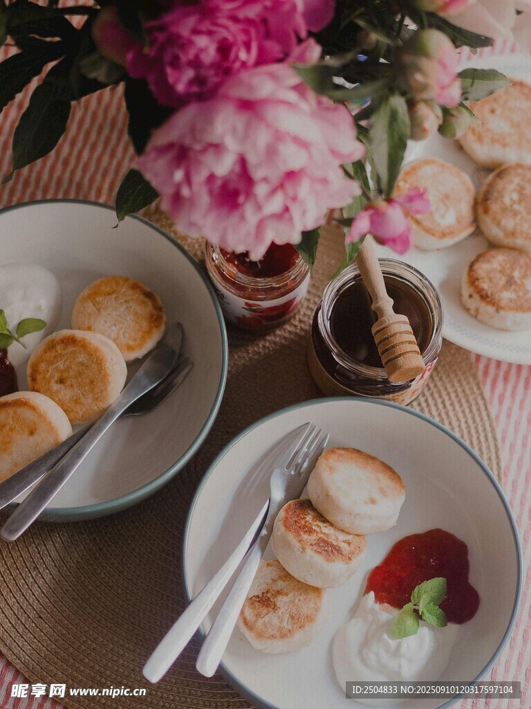 精致英式下午茶甜點擺盤