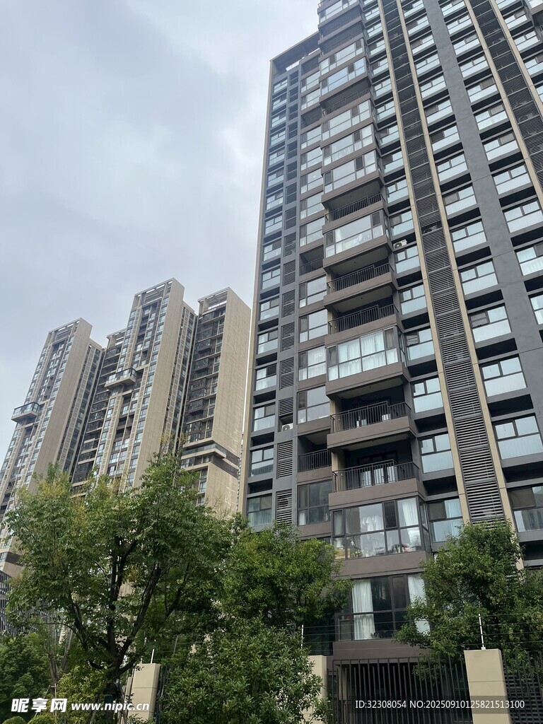 高層住宅區(qū)景觀