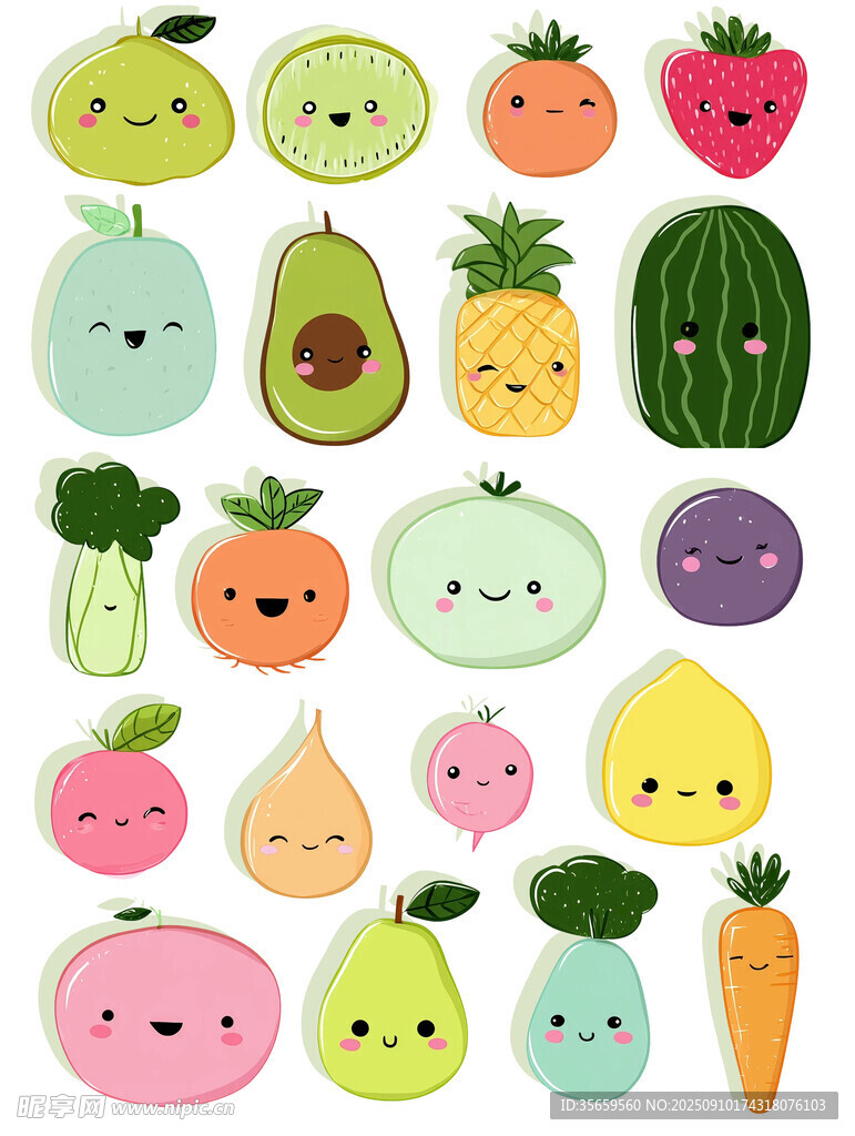 蔬菜水果插圖