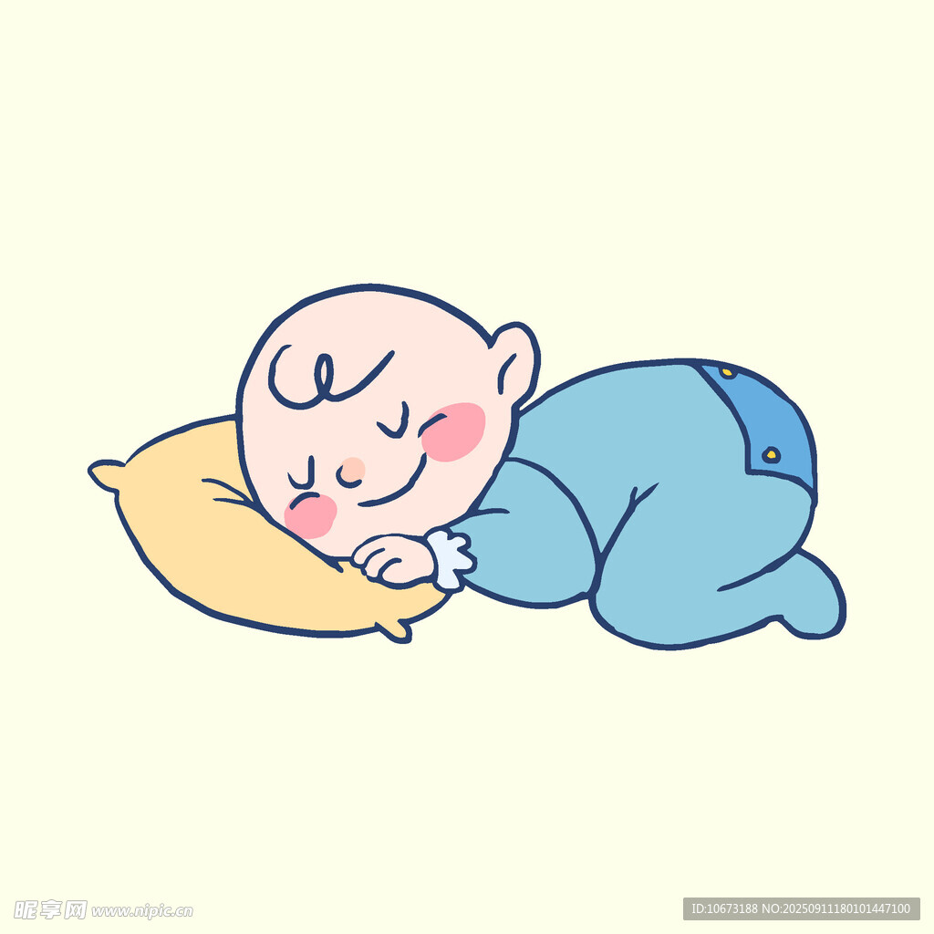 熟睡的可愛寶寶