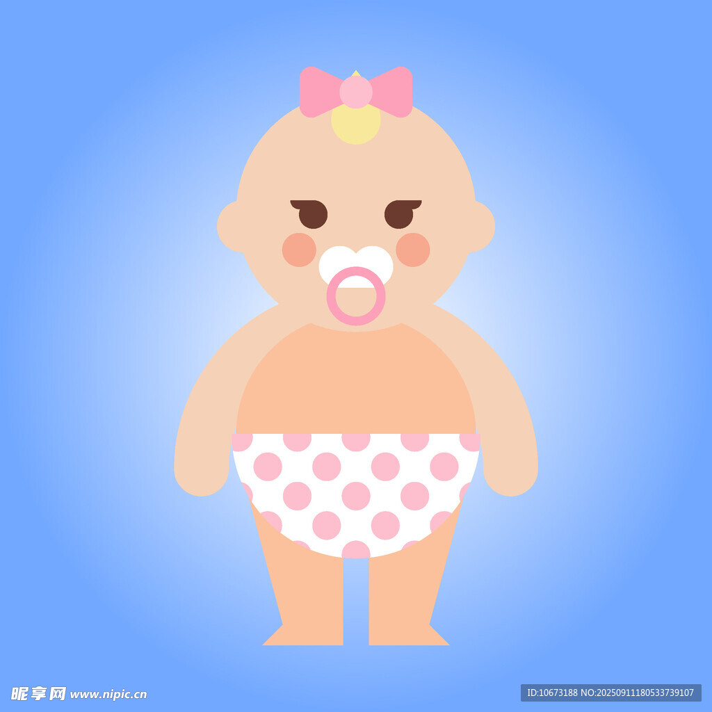 可愛嬰兒形象