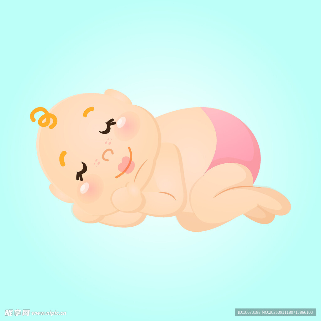 熟睡的可愛寶寶