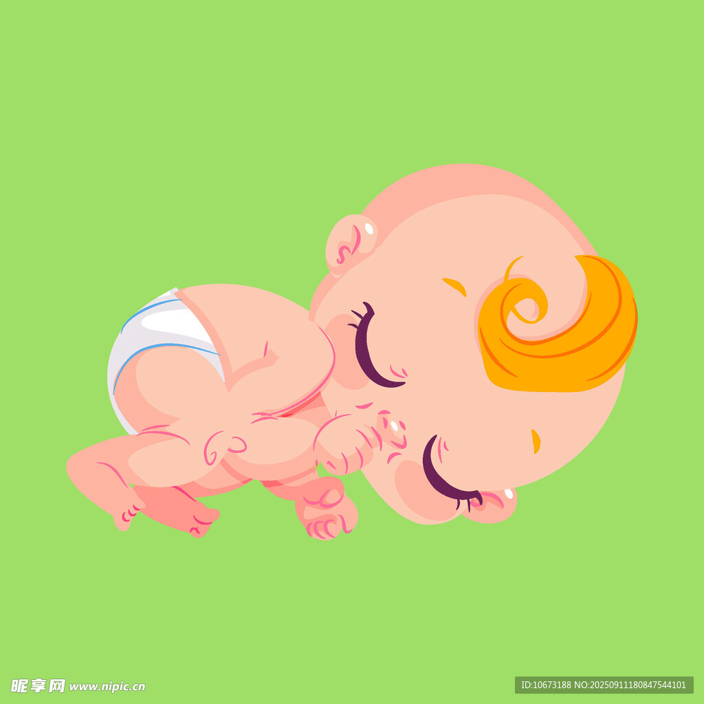 熟睡的可愛小寶貝