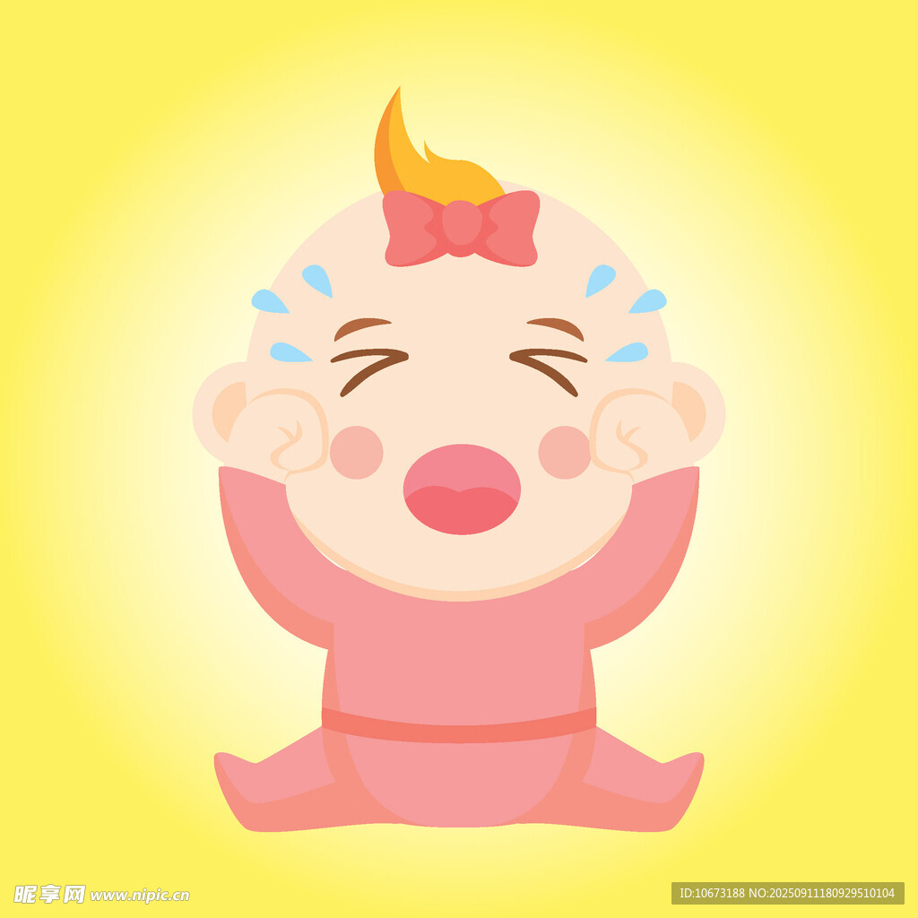 可愛萌娃做搞怪表情