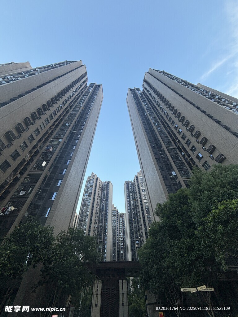 都市林立高樓景觀
