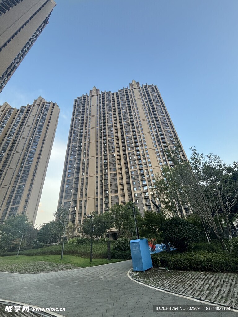 高層住宅區(qū)景觀